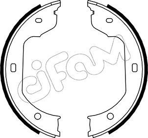 Cifam 153-019 - Kit ganasce, Freno stazionamento www.autoricambi360.it