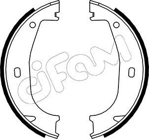 Cifam 153-016 - Kit ganasce, Freno stazionamento www.autoricambi360.it