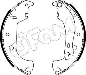 Cifam 153-081Y - Kit ganasce freno www.autoricambi360.it