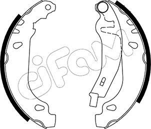 Cifam 153-022Y - Kit ganasce freno www.autoricambi360.it