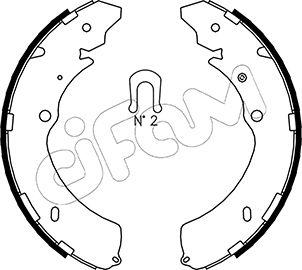 Cifam 153-193 - Kit ganasce freno www.autoricambi360.it