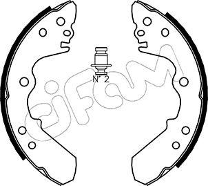 Cifam 153-192 - Kit ganasce freno www.autoricambi360.it