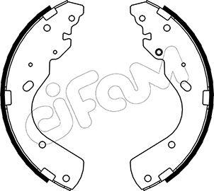 Cifam 153-143 - Kit ganasce freno www.autoricambi360.it