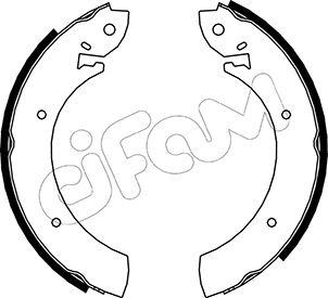 Cifam 153-100 - Kit ganasce freno www.autoricambi360.it
