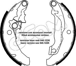 Cifam 153-131Y - Kit ganasce freno www.autoricambi360.it