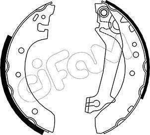 Cifam 153-129 - Kit ganasce freno www.autoricambi360.it