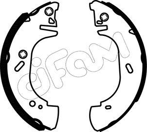 Cifam 153-123 - Kit ganasce freno www.autoricambi360.it