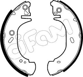 Cifam 153-127 - Kit ganasce freno www.autoricambi360.it