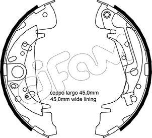Cifam 153-172Y - Kit ganasce freno www.autoricambi360.it