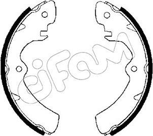 Cifam 153-390 - Kit ganasce freno www.autoricambi360.it