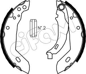 Cifam 153-344 - Kit ganasce freno www.autoricambi360.it