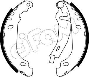 Cifam 153-345Y - Kit ganasce freno www.autoricambi360.it