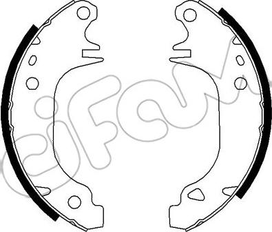 Cifam 153-343K - Kit ganasce freno www.autoricambi360.it