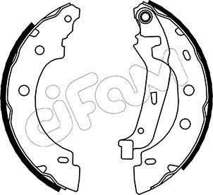 Cifam 153-355 - Kit ganasce freno www.autoricambi360.it