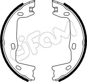 Cifam 153-302 - Kit ganasce, Freno stazionamento www.autoricambi360.it