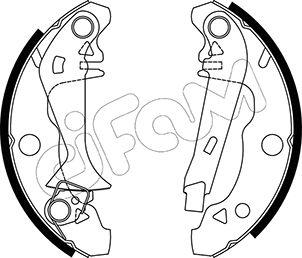 Cifam 153-339Y - Kit ganasce freno www.autoricambi360.it