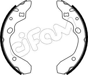 Cifam 153-210 - Kit ganasce freno www.autoricambi360.it