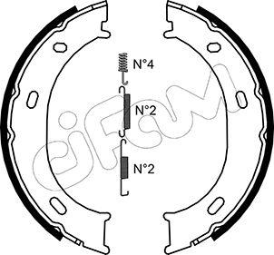 Cifam 153-239K - Kit ganasce, Freno stazionamento www.autoricambi360.it