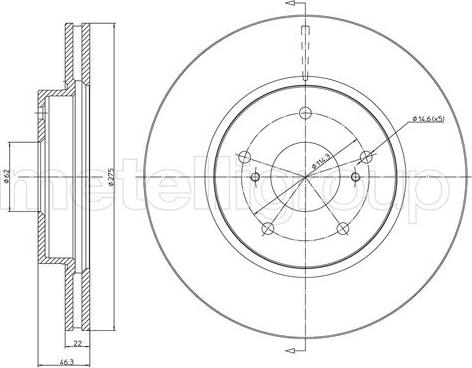 Cifam 800-945C - Discofreno www.autoricambi360.it