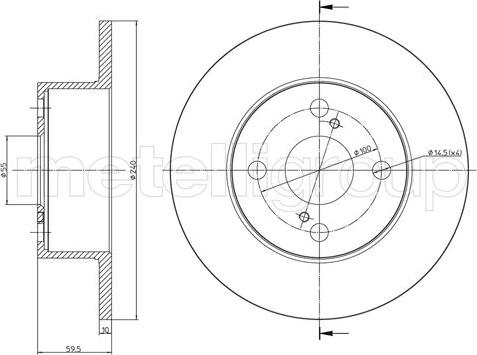 Cifam 800-967 - Discofreno www.autoricambi360.it