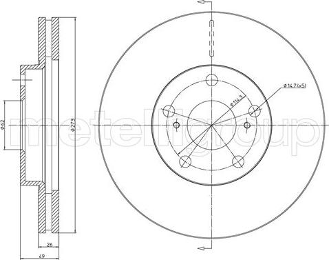 Cifam 800-979C - Discofreno www.autoricambi360.it