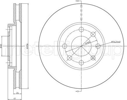 Cifam 800-490C - Discofreno www.autoricambi360.it