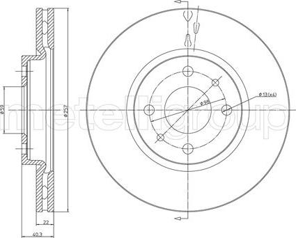 Cifam 800-407C - Discofreno www.autoricambi360.it