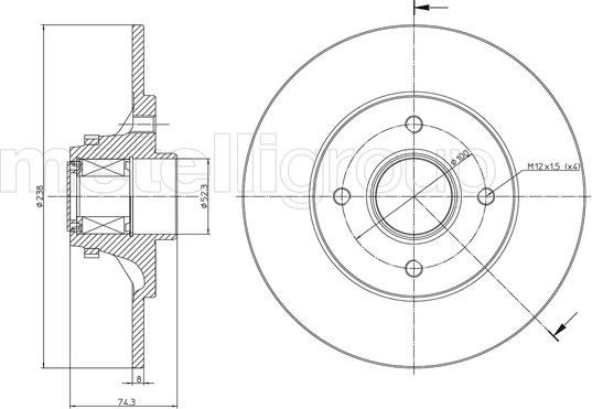 Cifam 800-516 - Discofreno www.autoricambi360.it