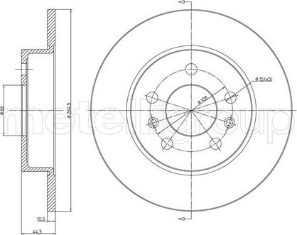 Cifam 800-535 - Discofreno www.autoricambi360.it