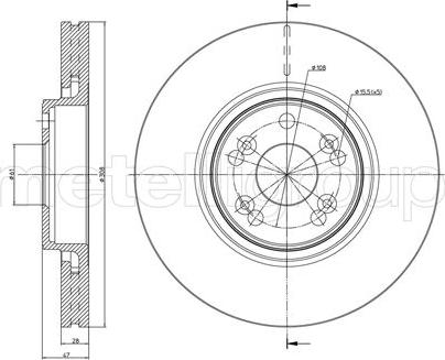 Cifam 800-673C - Discofreno www.autoricambi360.it