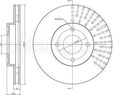 Cifam 800-1659C - Discofreno www.autoricambi360.it