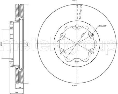Cifam 800-1630 - Discofreno www.autoricambi360.it