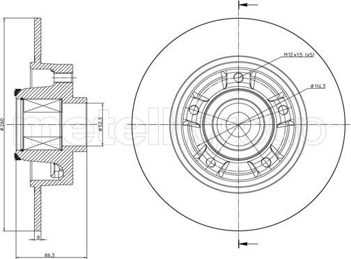Cifam 800-1095 - Discofreno www.autoricambi360.it