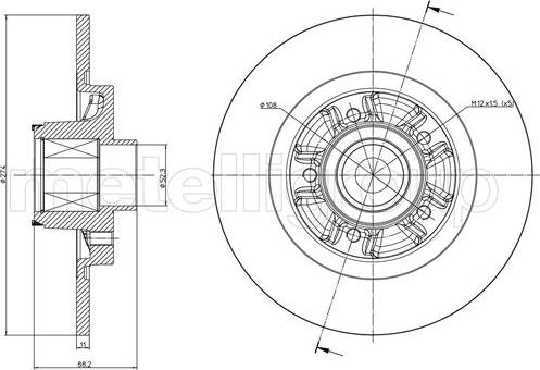 Cifam 800-1196 - Discofreno www.autoricambi360.it