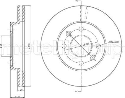 Cifam 800-110 - Discofreno www.autoricambi360.it