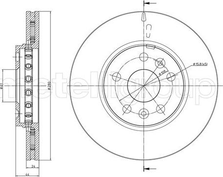 Cifam 800-1341C - Discofreno www.autoricambi360.it