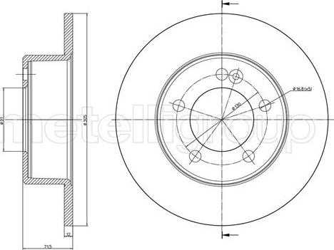 Cifam 800-1386C - Discofreno www.autoricambi360.it