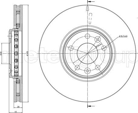 Cifam 800-1334C - Discofreno www.autoricambi360.it
