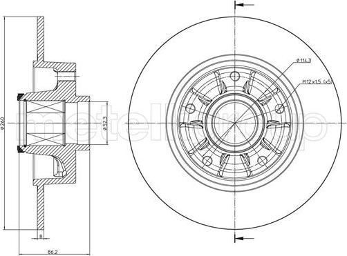 Cifam 800-1241 - Discofreno www.autoricambi360.it