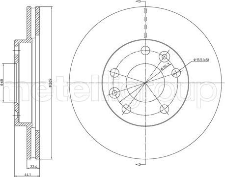 Cifam 800-1288C - Discofreno www.autoricambi360.it