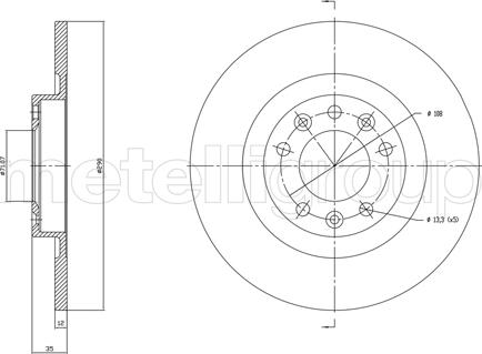Cifam 800-1760C - Discofreno www.autoricambi360.it