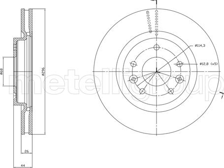 Cifam 800-1762C - Discofreno www.autoricambi360.it