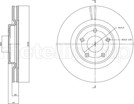 Cifam 800-1783C - Discofreno www.autoricambi360.it