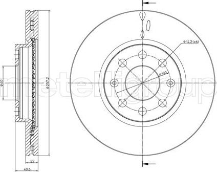 Cifam 800-835C - Discofreno www.autoricambi360.it