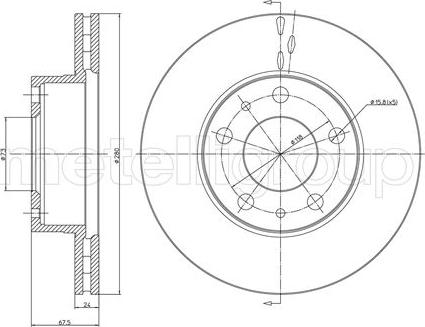 Cifam 800-340 - Discofreno www.autoricambi360.it