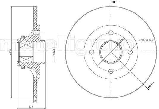 Cifam 800-384 - Discofreno www.autoricambi360.it