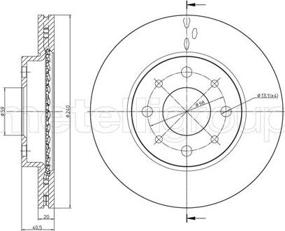Cifam 800-754C - Discofreno www.autoricambi360.it