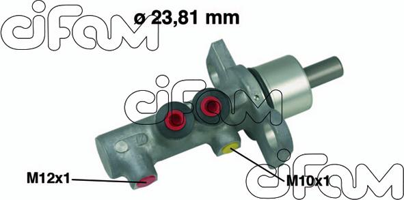 Cifam 202-491 - Cilindro maestro del freno www.autoricambi360.it