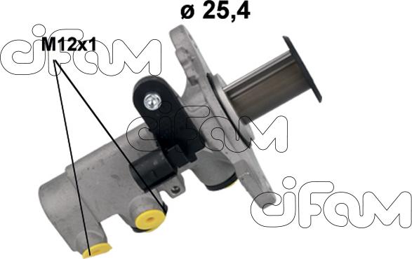 Cifam 202-1251 - Cilindro maestro del freno www.autoricambi360.it