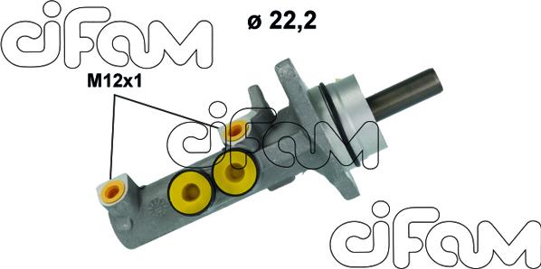 Cifam 202-1258 - Cilindro maestro del freno www.autoricambi360.it
